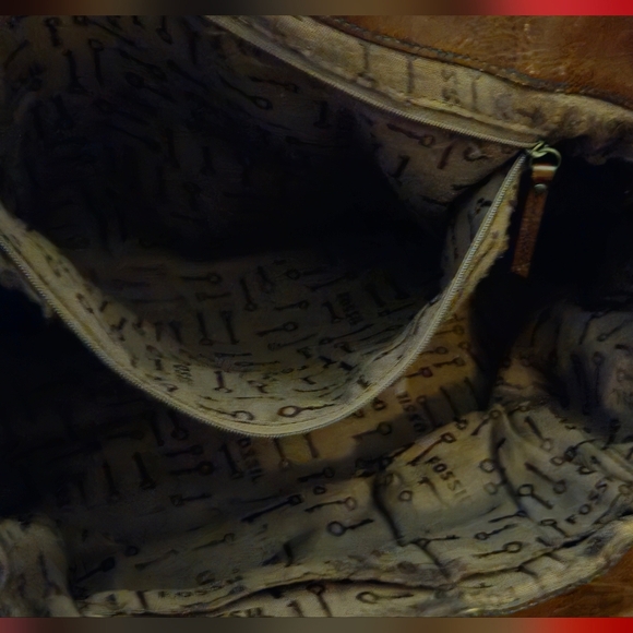 Fossil Vintage Rare Reissued Weekender Brown and Multicolor Satchel - Picture 16 of 16